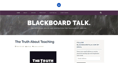 Desktop Screenshot of blackboardtalk.com